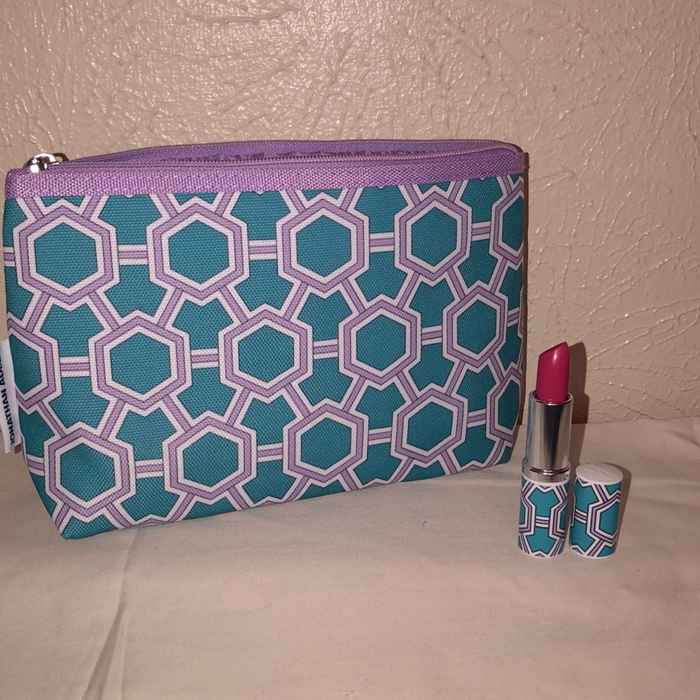 Clinique Makeup Bag And Lipstick